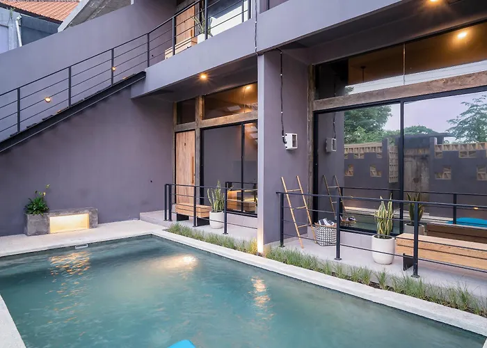 Alaya Homes C - Elegant Japandi Loft In ゲストハウス スミニャック
